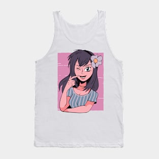 Cute Anime Girl Tank Top